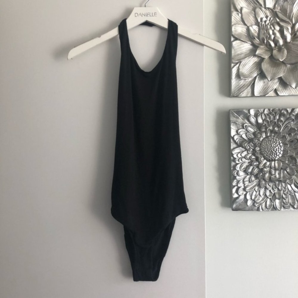 NASTY GAL Open Back Halter Bodysuit